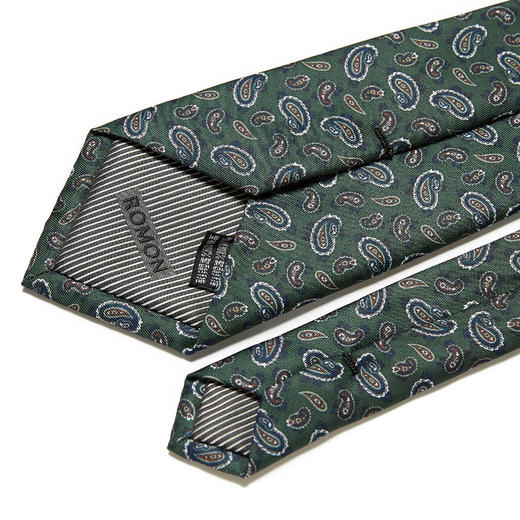 【精品礼盒装】罗蒙领带男时尚复古印花潮流商务休闲正装通勤男士领带 商品图2