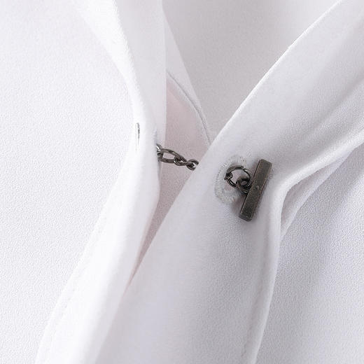 【高定款】罗蒙春季女士长袖衬衫简约飘带干练气质商务通勤衬衣女 商品图11