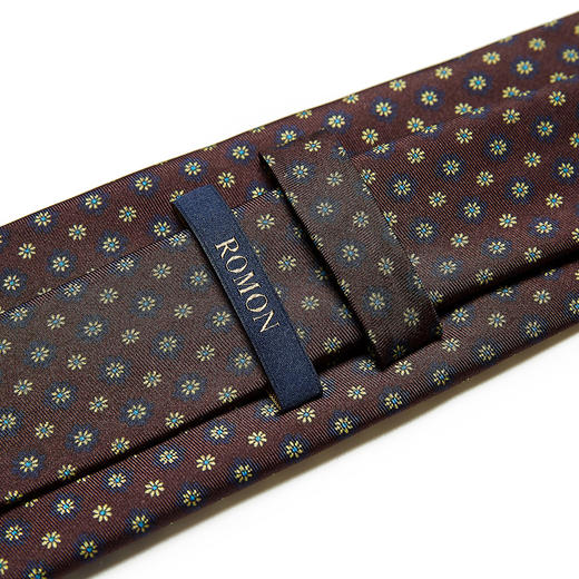 【桑蚕丝】罗蒙领带男时尚潮流复古商务正装婚礼新郎男士领带 商品图2