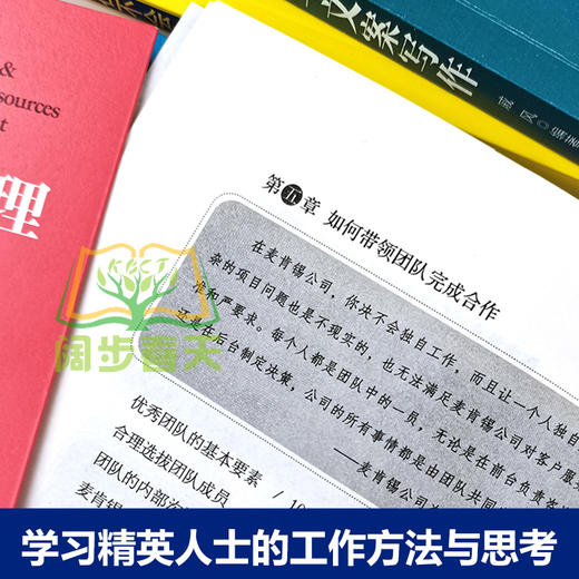 【优惠套装】麦肯锡工作法全套6册 麦肯锡极简工作法+工作思维+商务沟通与文案写作+教你做人力资源管理 问题分析思维方法领导力管理方面的书籍 商品图3