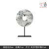 灰白玉片桌面摆件装饰品玉璧(大中小)Disk with stand 商品缩略图3