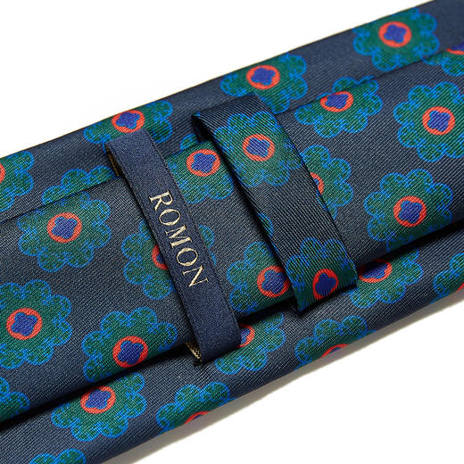 【精品礼盒装】罗蒙领带男时尚碎花潮流百搭商务休闲职业正装男士领带 商品图2