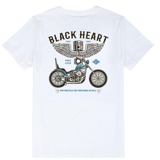 FREEBASE原创复古机车motorcycles摩托车图案印花短袖T恤潮男打底 NMT-1831 商品图5