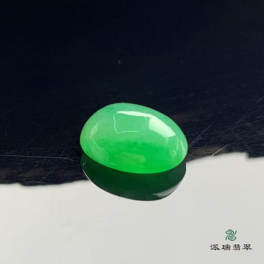 派瑞翡翠 翡翠戒面 冰种 绿色 商品图3