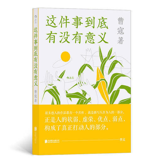 后浪正版 这件事到底有没有意义 28篇曹寇的新短篇小关于亲密关系关于世界和他人关于自我和童 年 以简洁书写平庸以无心刺痛有心 商品图0