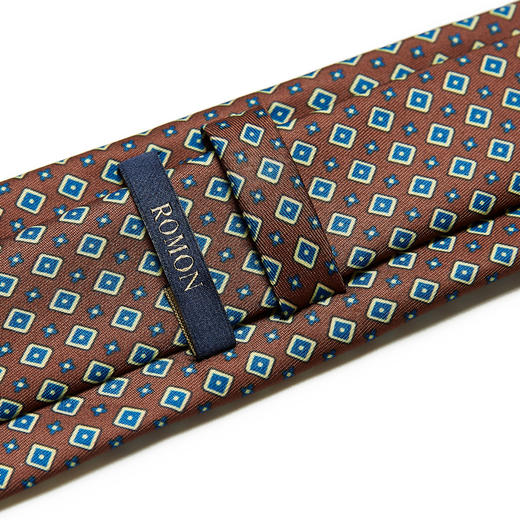 【精品礼盒装】罗蒙领带男时尚几何印花商务休闲正装结婚新郎男士领带 商品图2