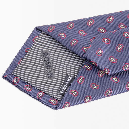 【精品礼盒装】罗蒙领带男正装商务结婚时尚百搭精致提花经典男士领带 商品图2