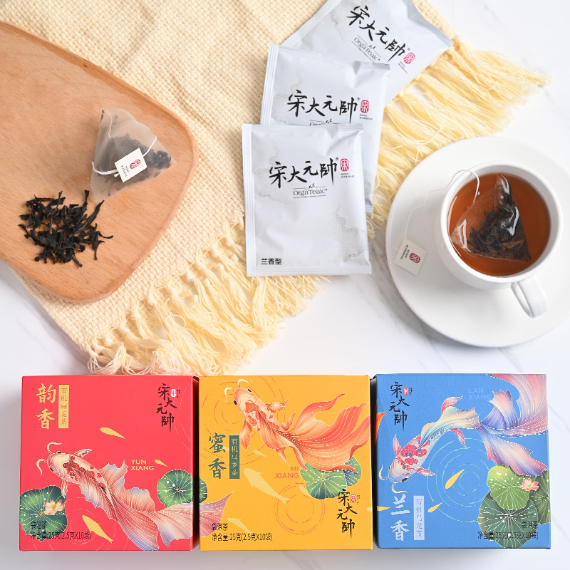 【圳品】锦鲤·有机乌龙茶75g（蜜香25g+兰香25g+韵香25g)袋泡茶 宋大元帅出品