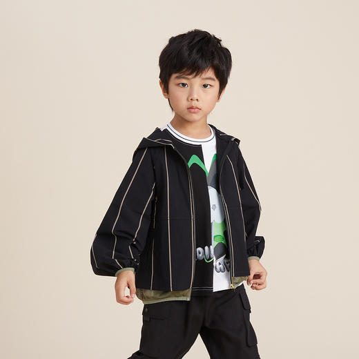 谜底童装商场同款2022夏季H型中款外套纯棉亲肤舒适外套B1BKW0340 商品图3