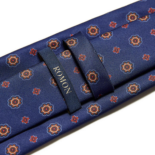 【精品礼盒装】罗蒙领带男时尚复古碎花商务休闲正装百搭婚礼男士领带 商品图3