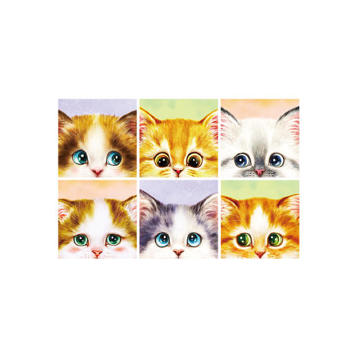 【折扣商品 不退不换】336片 无框拼图 塑料拼图HN1013 Kayomi-看看你,看看我 商品图0