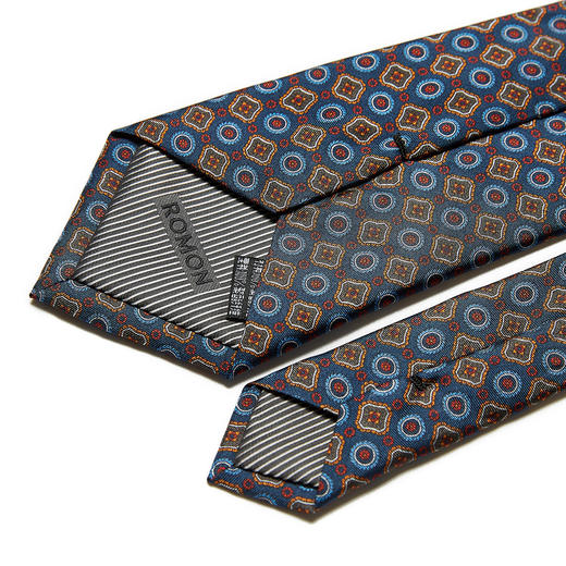 【桑蚕丝】罗蒙领带男时尚精致花纹商务休闲正装通勤男士领带 商品图3