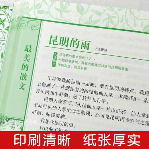 【正版】最美的散文典藏版 朱自清散文精选 名家精美诗歌散文 中外名家散文经典畅销书励志人生哲秀文学书籍畅销书 商品图3