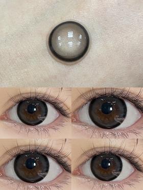 pfgirlcon美瞳 冰珠墨灰 14.5mm