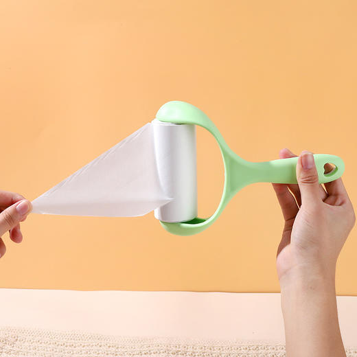 初悦胶片哈柔粘毛器CYB90026粘毛器可撕式滚筒粘尘纸毡滚刷粘毛衣服沾毛球去除滚毛器毛刷黏 商品图1