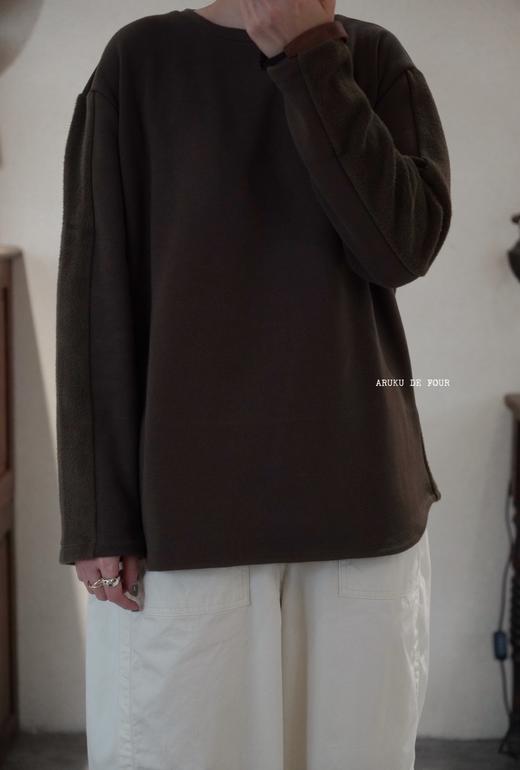 （5折）HAOLU卡其绿白藏蓝加绒卫衣 商品图0