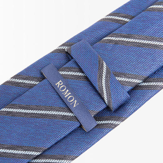 【精品礼盒装】罗蒙领带男时尚斜纹简约百搭商务正装婚礼职业男士领带 商品图4