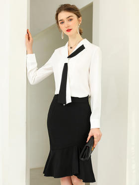 艾尚臣春装2021套装名媛轻熟风洋气两件套女裙时尚气质职业装套裙