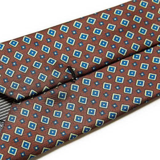 【精品礼盒装】罗蒙领带男时尚几何印花商务休闲正装结婚新郎男士领带 商品图4
