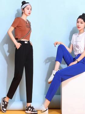 竹纤维女士时尚八分裤318