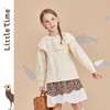 littletime女童绣花披肩2022春季新款儿童文艺百搭镂空披肩 商品缩略图3