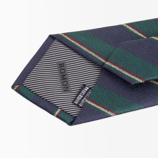 【精品礼盒装】罗蒙领带男时尚条纹沉稳百搭职业商务休闲通勤男士领带 商品图4