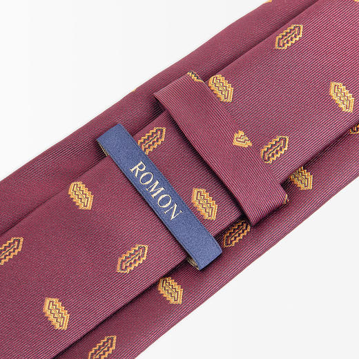 【精品礼盒装】罗蒙领带男精致提花时尚抗皱商务休闲职业正装男士领带 商品图3