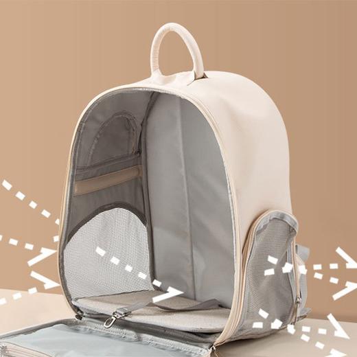 【透气轻便 舒适出行】猫包夏天外出包便携大容量透气猫咪背包狗包太空舱宠物双肩猫书包 商品图6