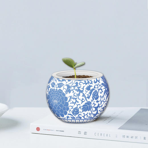 【折扣商品 不退不换】80片 盆栽拼图 塑料拼图K1007 东方花卉图腾 商品图0