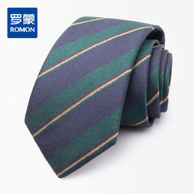 【精品礼盒装】罗蒙领带男时尚条纹沉稳百搭职业商务休闲通勤男士领带