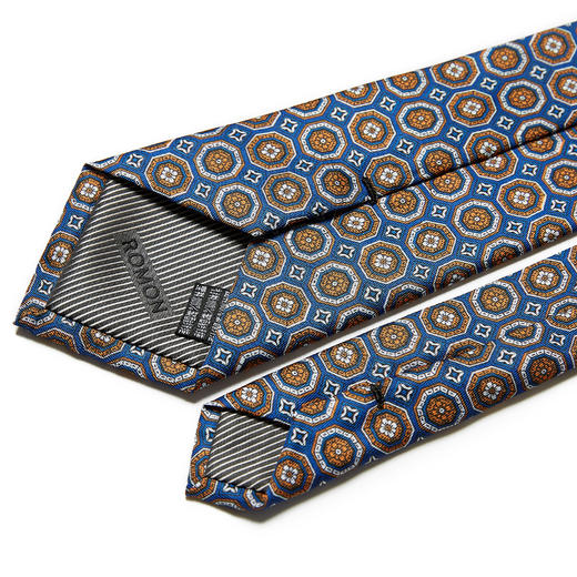 【精品礼盒装】罗蒙领带男时尚复古花纹商务休闲潮流百搭正装男士领带 商品图3