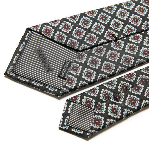 【桑蚕丝】罗蒙领带男精美花纹商务正装通勤婚礼新郎男士领带 商品图3