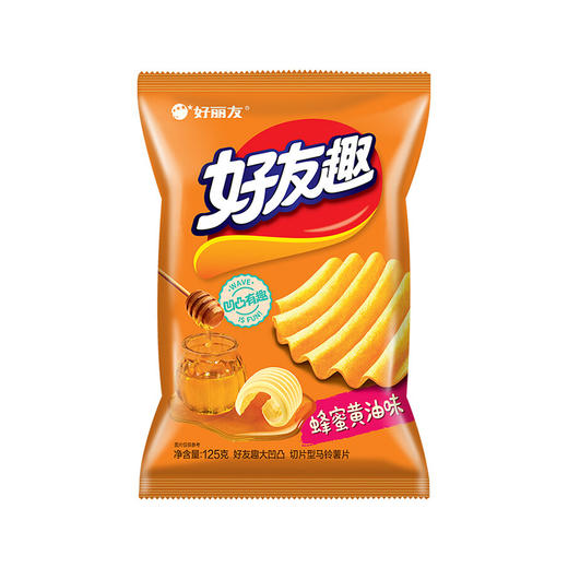 好丽友大凹凸薯片蜂蜜黄油味 125g 商品图0