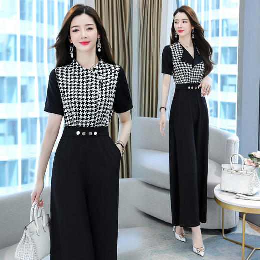 时尚气质通勤，高腰韩版连体裤HR-YLFS8798 商品图2