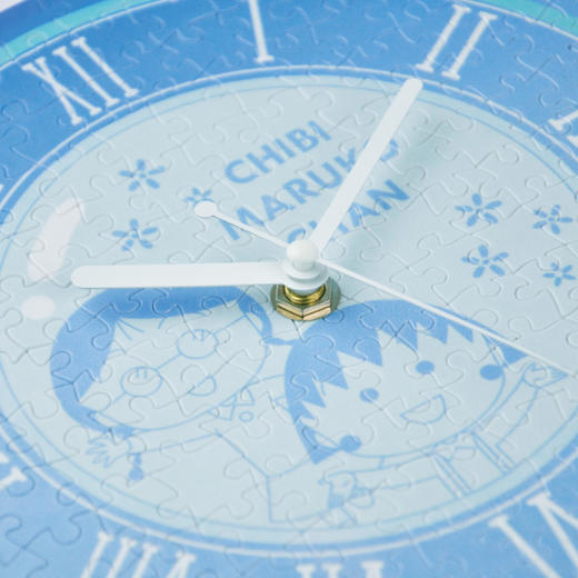 【折扣产品 不退换】366片 无框时钟拼图 塑料拼图HK1007 櫻桃小丸子-小丸子吹泡泡 商品图1