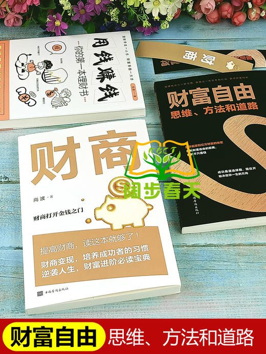 【优惠套装】全三册正版包邮 财商+用钱赚钱+财富自由 家庭个人理财书籍 财富自由之路思维方法投资学理财入门基础金融投资理财畅销书 商品图2