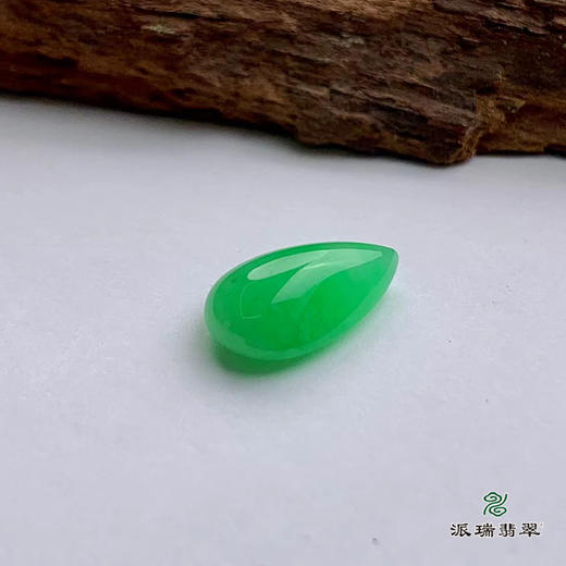 派瑞翡翠 翡翠戒面 冰种 绿色 商品图1