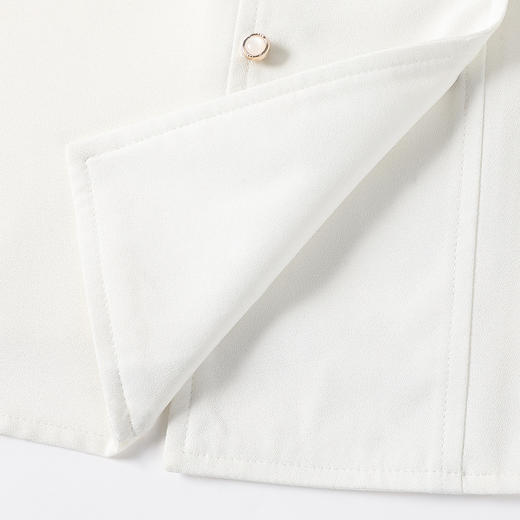 【高定款】罗蒙春季女士长袖衬衫优雅大方简约双排扣商务通勤衬衣女 商品图8