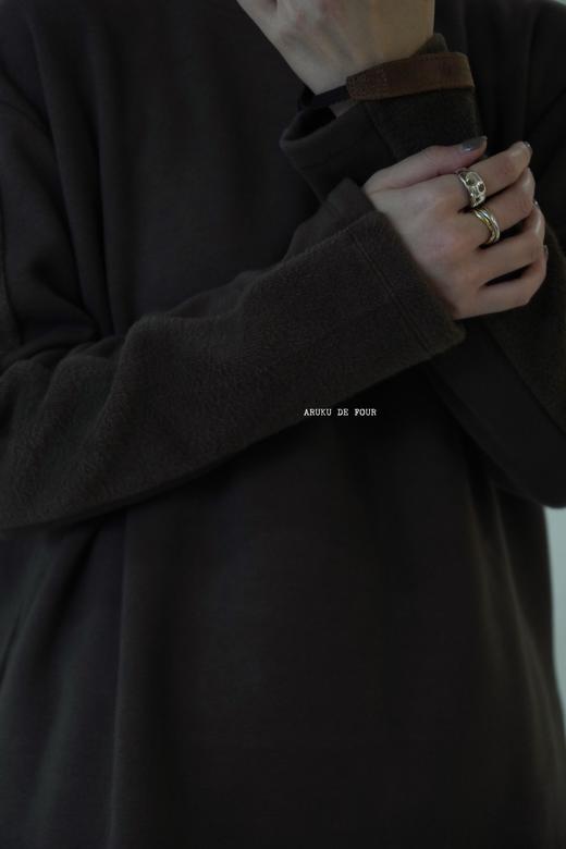 （5折）HAOLU卡其绿白藏蓝加绒卫衣 商品图5