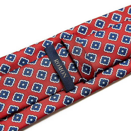 【精品礼盒装】罗蒙领带男时尚碎花职业正装商务休闲结婚新郎男士领带 商品图2
