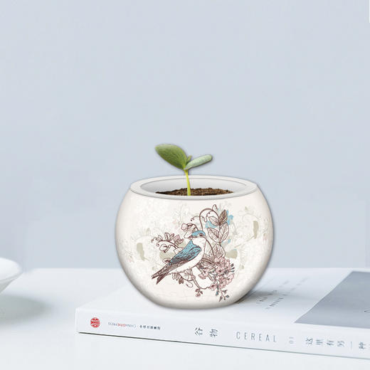 80片 盆栽拼图 塑料拼图 K1006 鸟语花香 商品图0