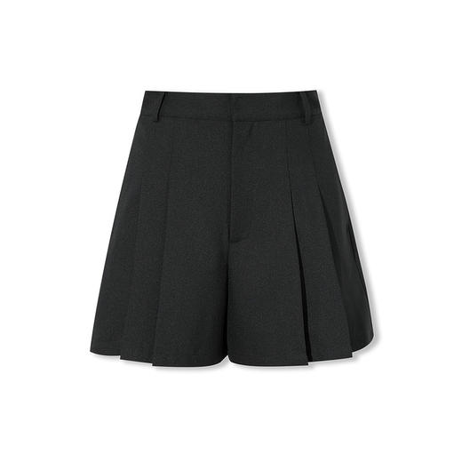 【商场同款】麦檬夏不对称百褶高腰休闲短裤5C4350831 商品图4