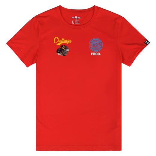 FREEBASE2022春夏新款原创个性越野图案印花复古欧美街头时尚短T NMT-1829 商品图4