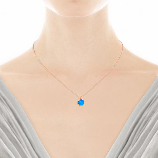 ROSEONLY 玫瑰珠宝-十二星座 项链-生辰石-18K玫瑰金 商品图4