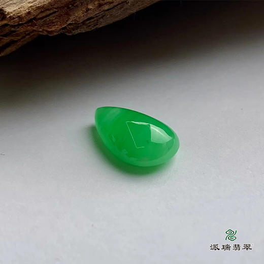 派瑞翡翠 翡翠戒面 冰种 绿色 商品图3