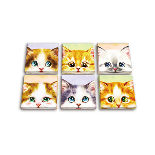 【折扣商品 不退不换】336片 无框拼图 塑料拼图HN1013 Kayomi-看看你,看看我 商品图1