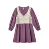 littletime女童连衣裙春装新款法式文艺套装洋气中大儿童春秋裙子 商品缩略图4