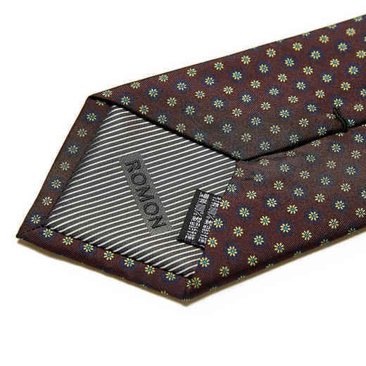 【桑蚕丝】罗蒙领带男时尚潮流复古商务正装婚礼新郎男士领带 商品图4