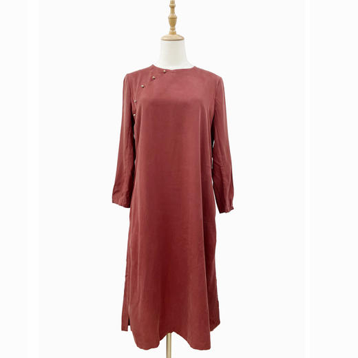 【下架】斜襟连衣裙 商品图0