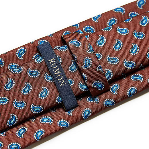 【精品礼盒装】罗蒙领带男时尚复古潮流印花商务休闲职业正装男士领带 商品图2
